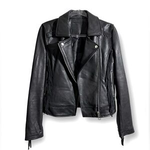 Amarylis Genuine Black Leather Jacket
NWOT.
